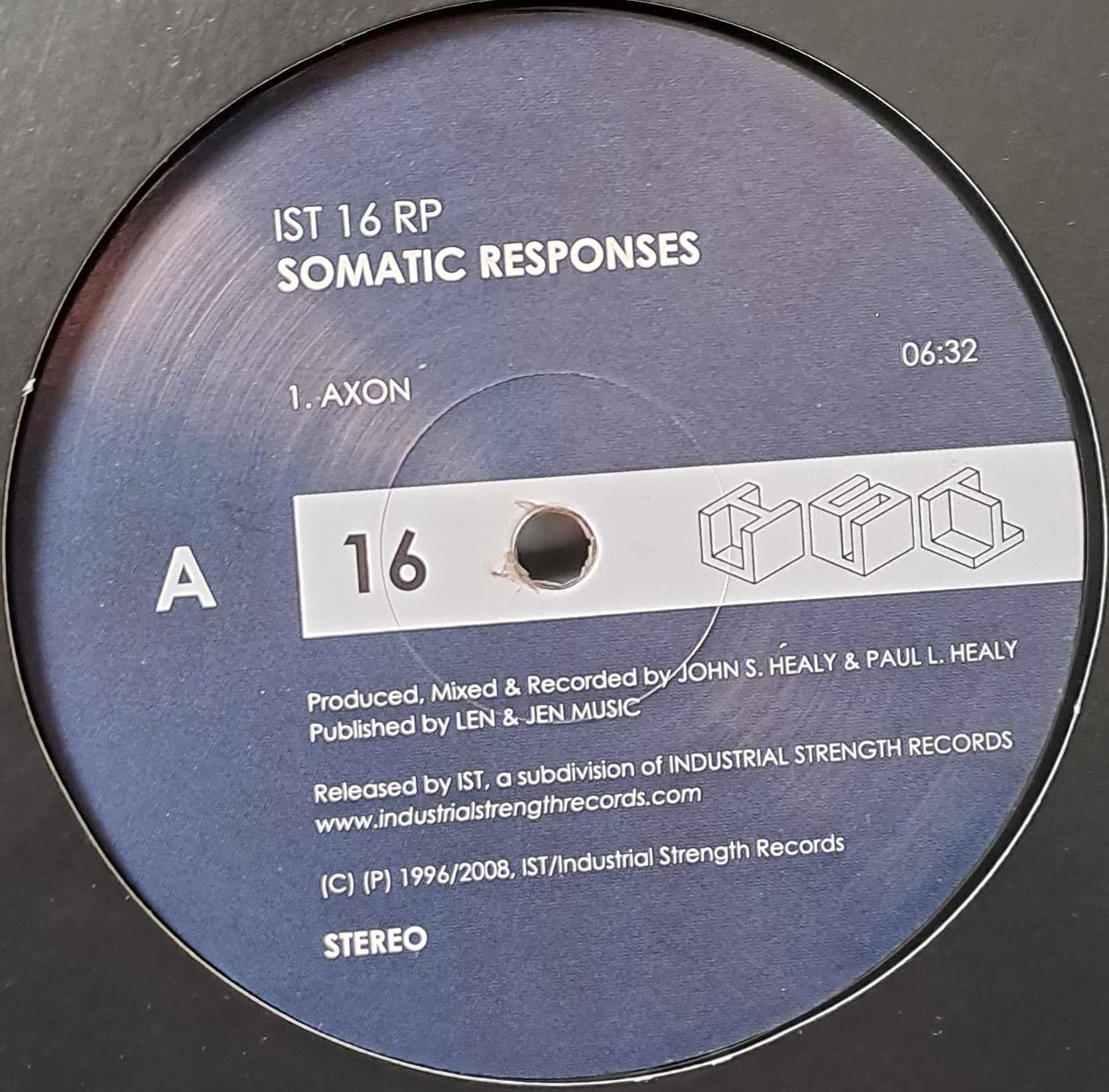 IST Records 16 RP - vinyle hardcore